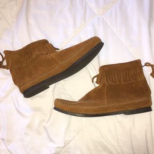 Minnetonka Brown Moccasins